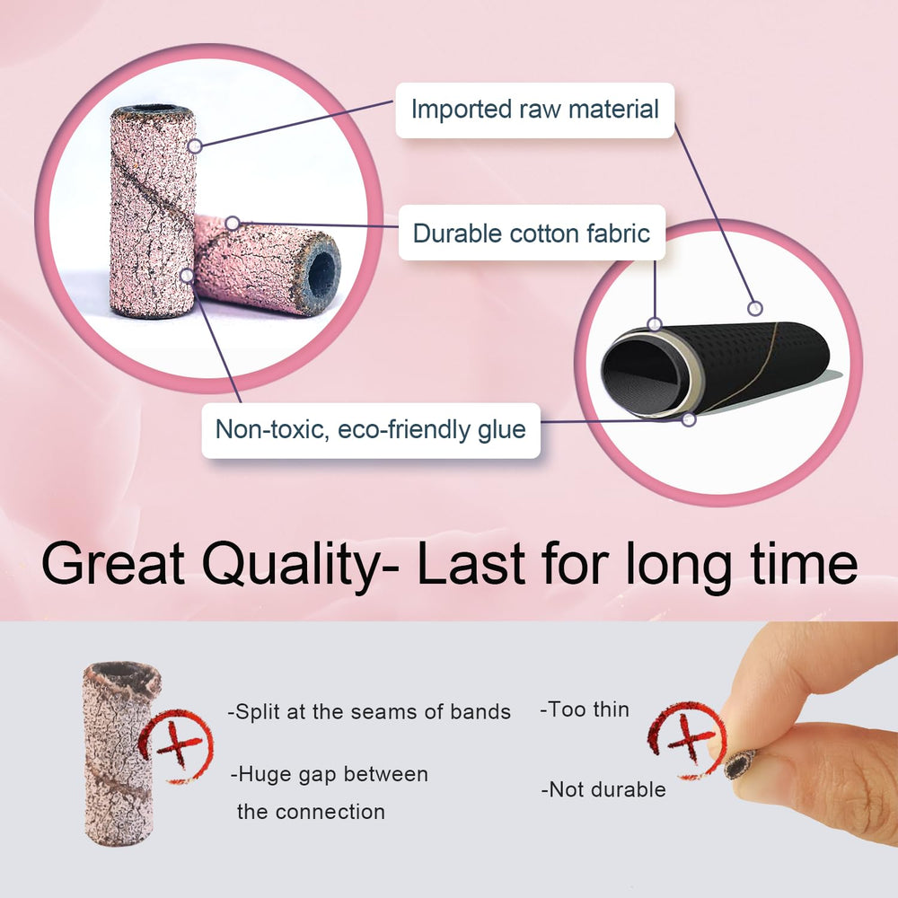 CORFULRA small nail plate smoothing band for prep on short nails.