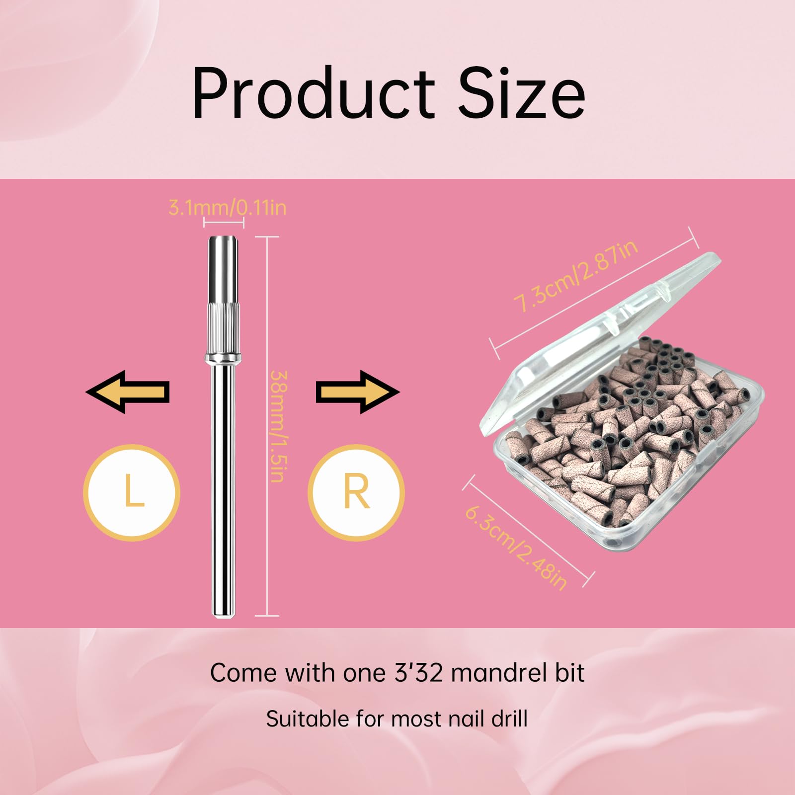 CORFULRA stainless steel mandrel bit for stable, easy insertion.