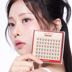 CORINGCO Toktok Hara Light Pure lashes for natural daytime eyes.