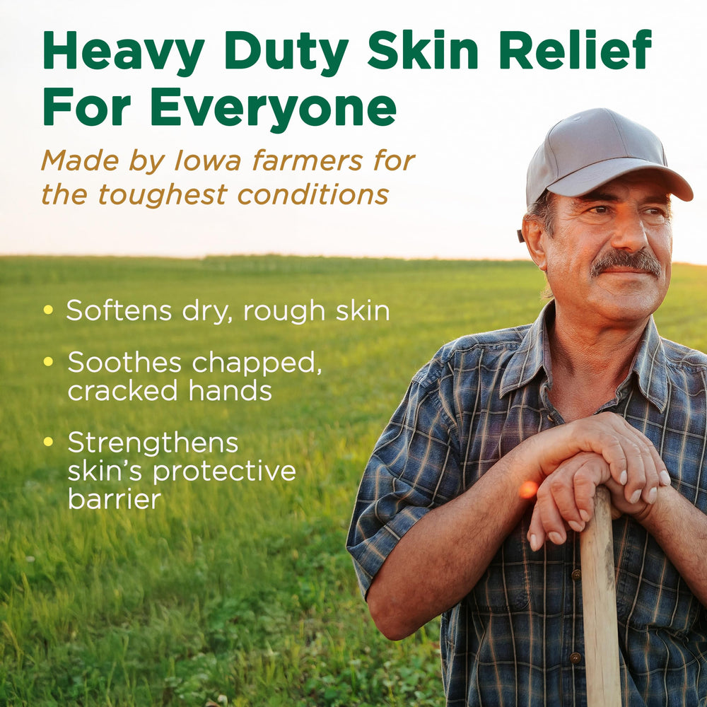 Corn Huskers barrier cream quickly absorbs with no greasy residue