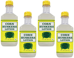Corn Huskers Hand Lotion bottle highlighting fast-absorbing formula for dry hands.