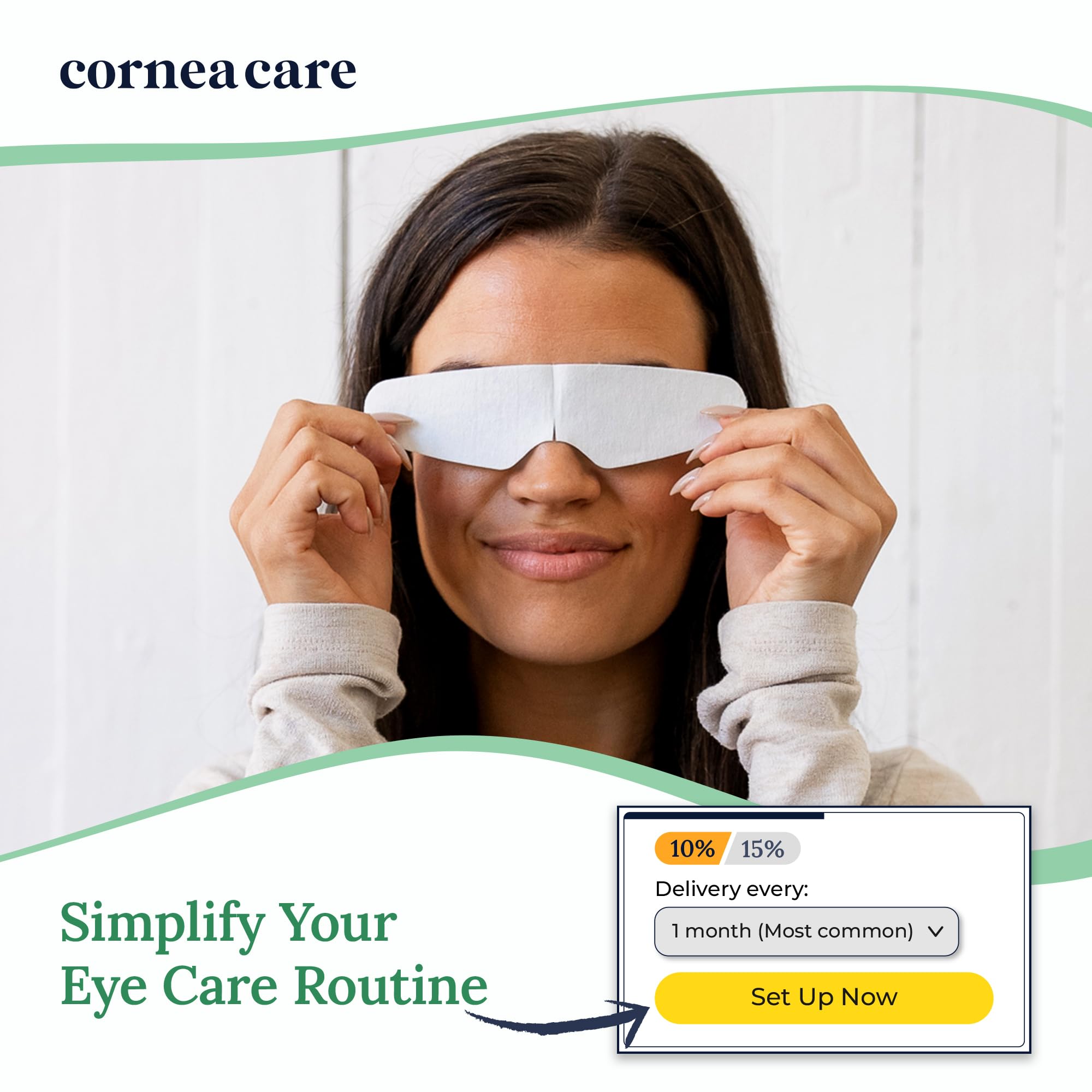 CorneaCare Rescue usage with timer set to 5 to 10 minutes
