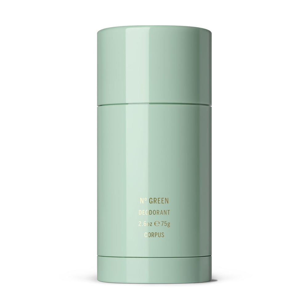 Corpus Nº Green deodorant stick with silky gel for sensitive skin.