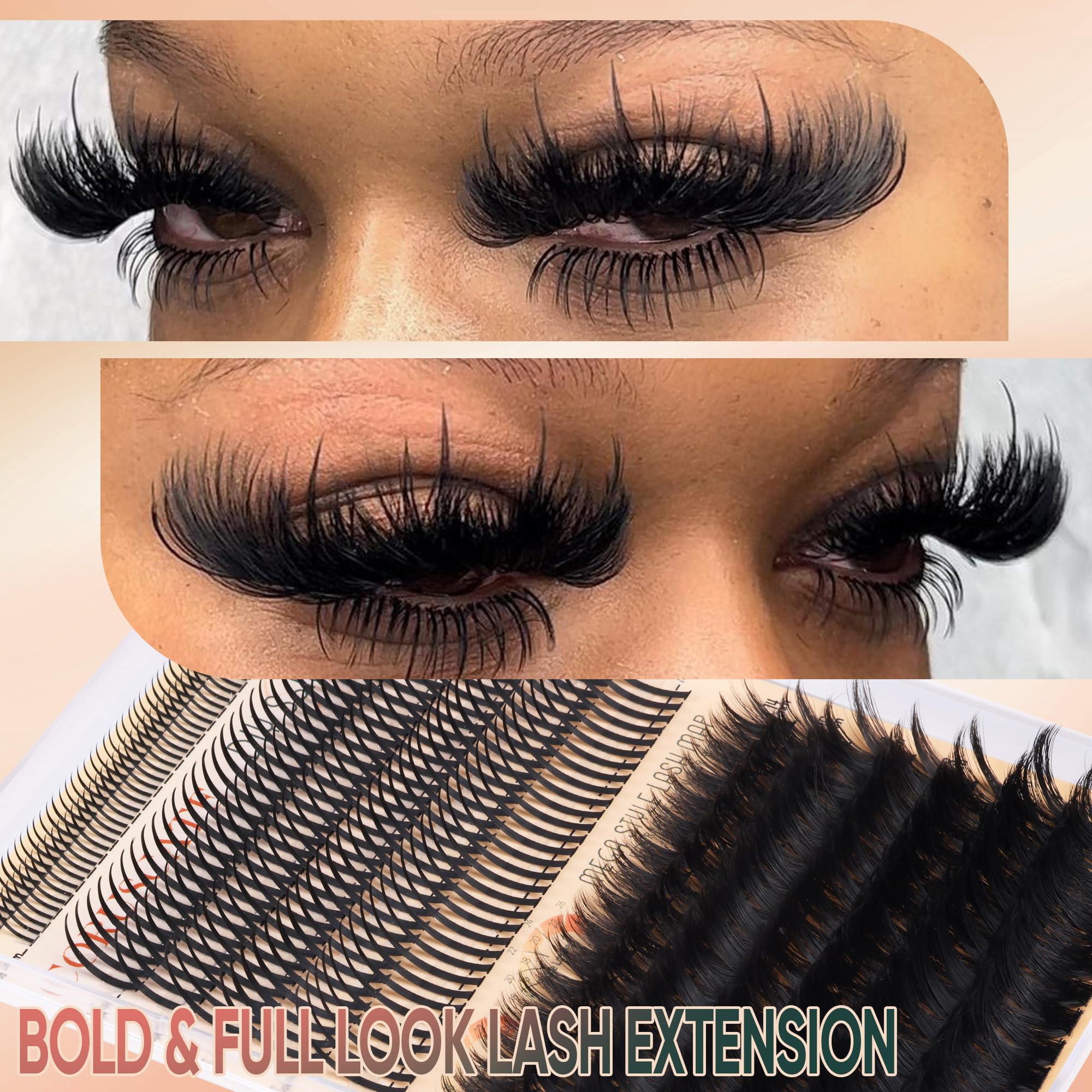 CORUSCATE bottom lashes 8–10 mm create subtle lift under lashes.