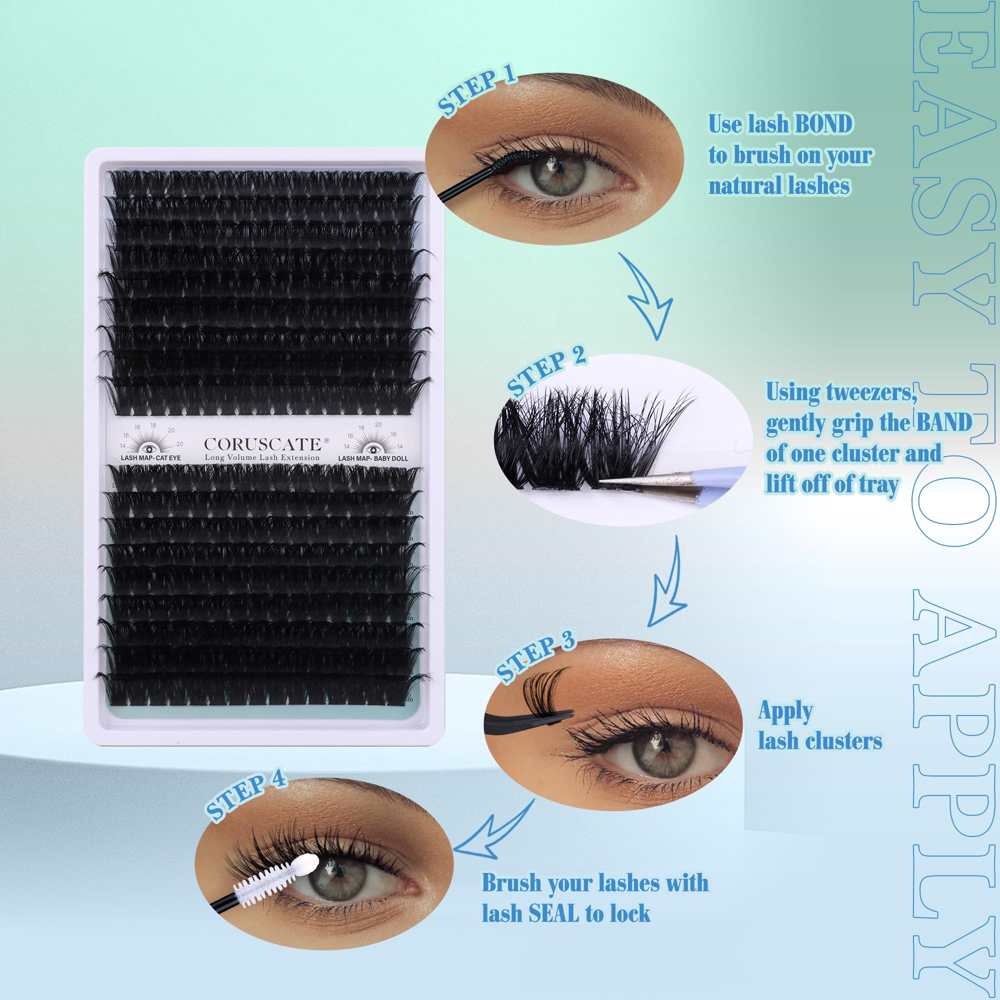 CORUSCATE reusable lashes with proper care for long-lasting value.
