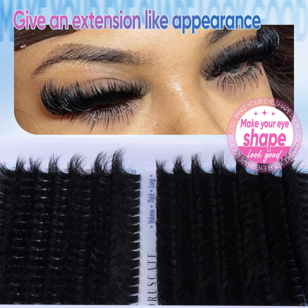 CORUSCATE upgraded flat fiber lashes feel closer to natural hair.