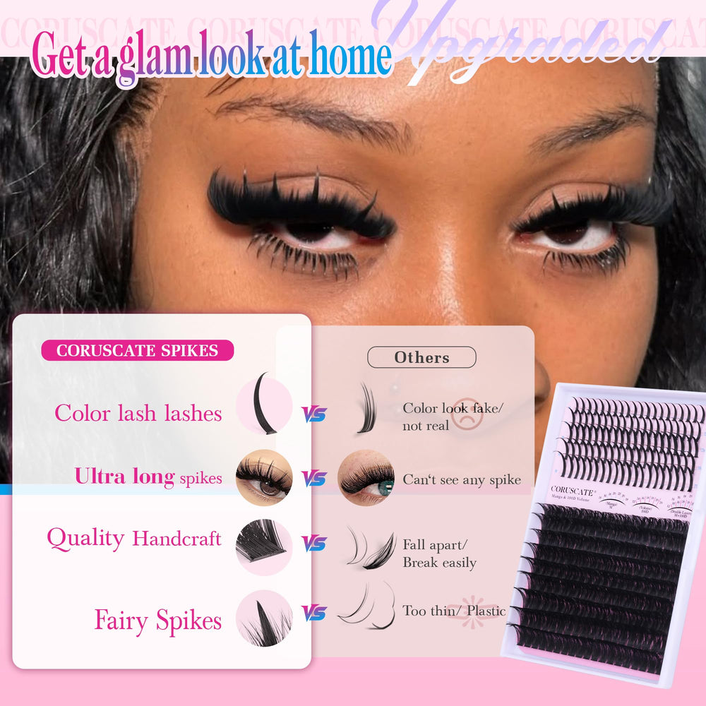 CORUSCATE long wispy lashes add elegant length