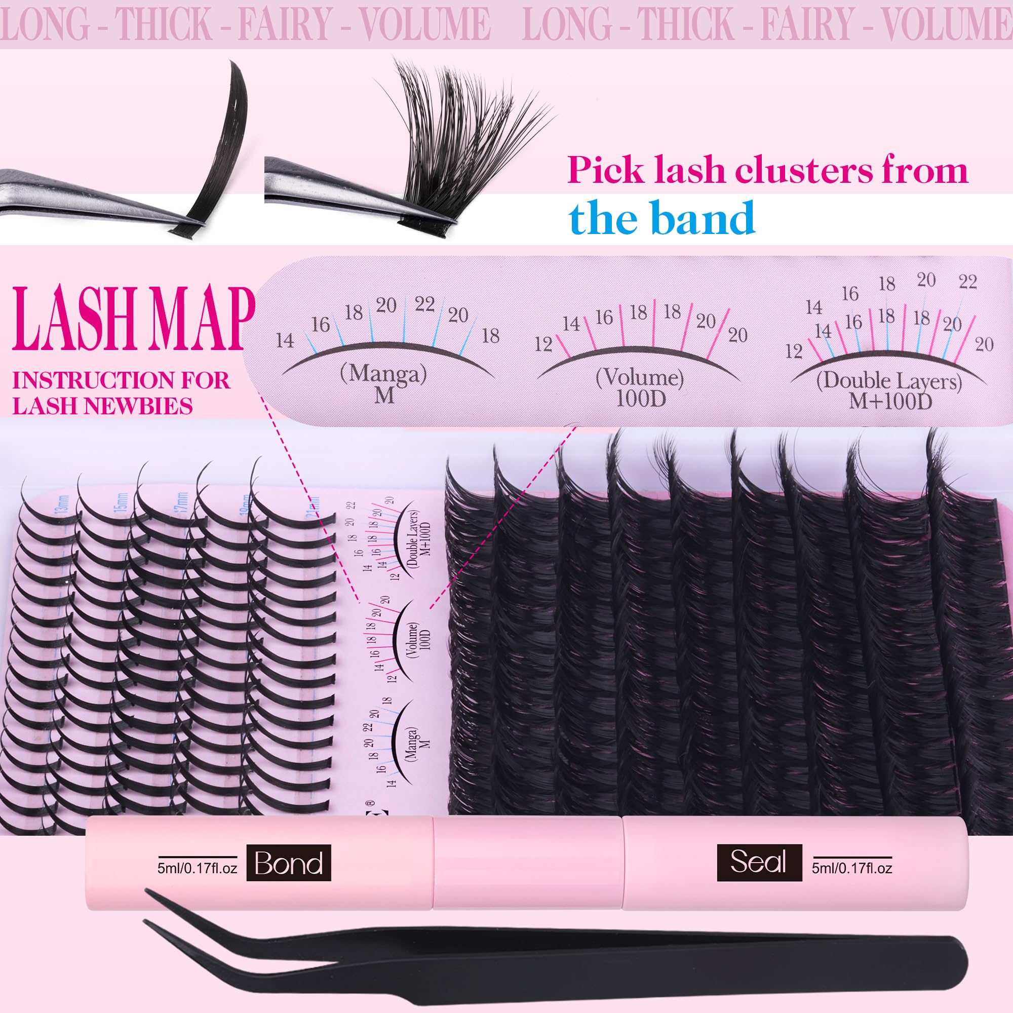 CORUSCATE manga lashes close-up for bold multi-layered effect.