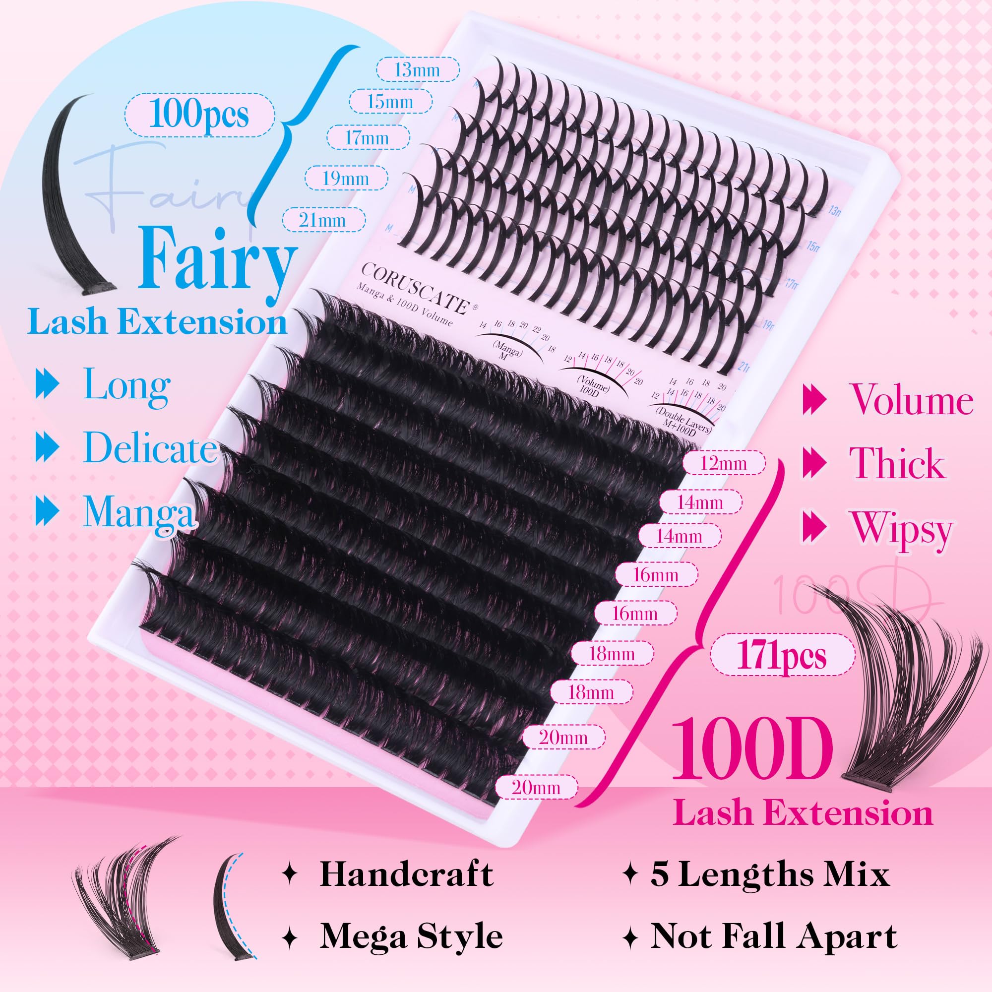 CORUSCATE travel-friendly lash kit stays organized