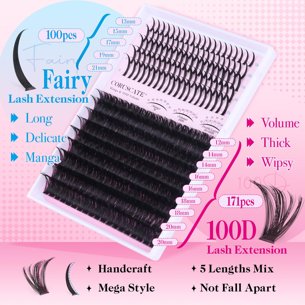 CORUSCATE travel-friendly lash kit stays organized