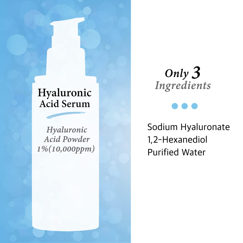 Cos De BAHA Sérum hialurónico ingredientes simples, ideal para rutina minimalista.