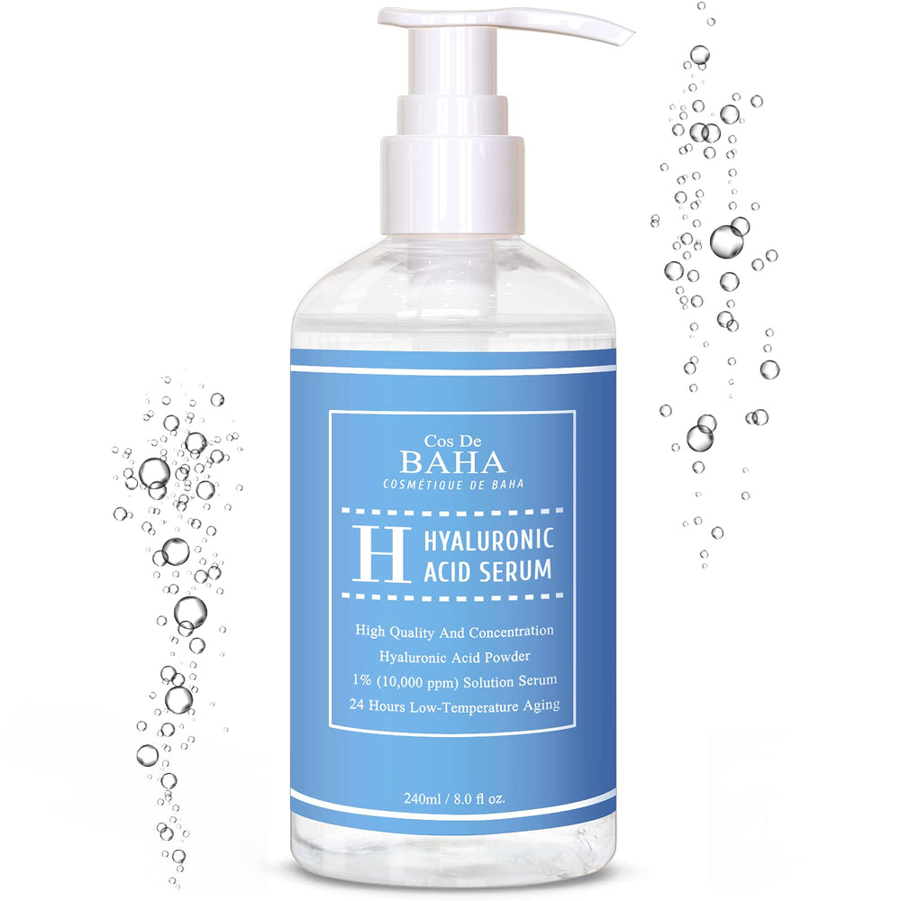 Cos De BAHA serum hialurónico, ideal para piel seca y deshidratada.