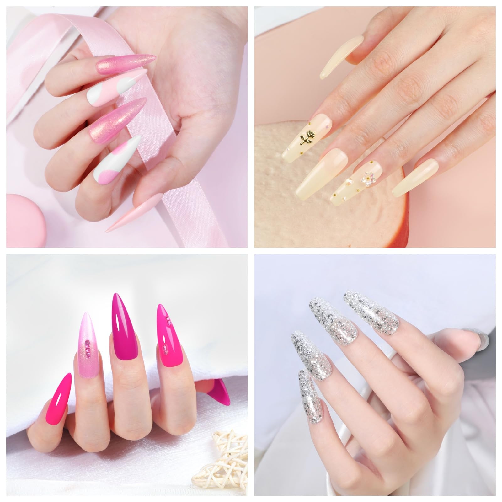 COSCELIA 35 colors gel polish offers nude to bold hues for any season.