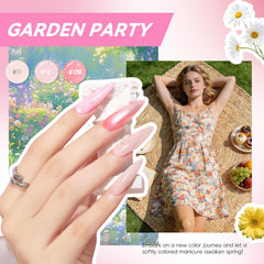 COSCELIA 35 colors gel polish set with nude to glitter tones for variety