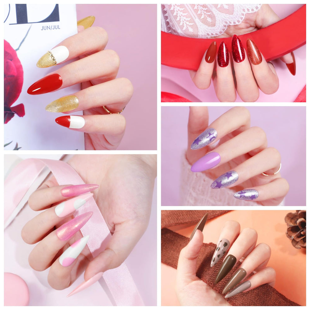 Coscelia 55-color gel polish set with versatile shade options
