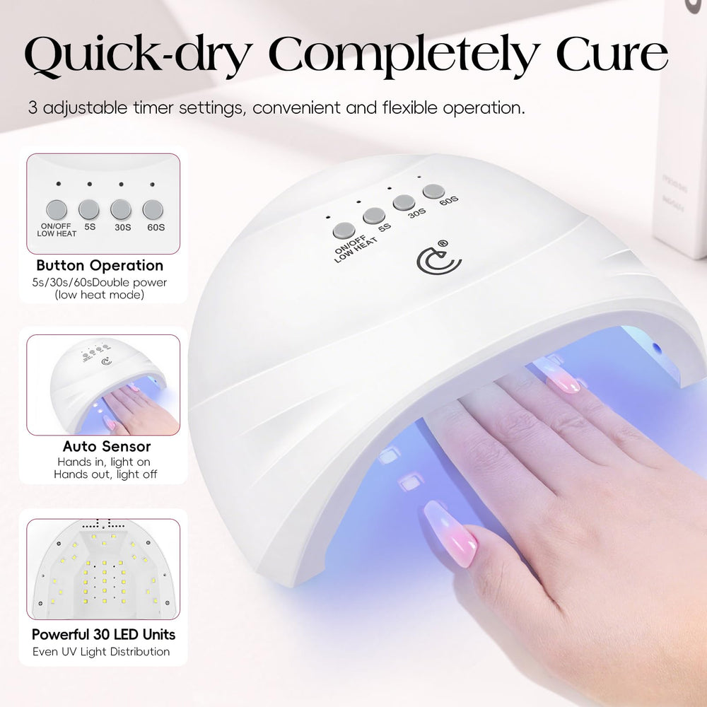 COSCELIA gel polish with 25 colors for versatile at-home looks.