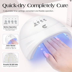 COSCELIA gel polish with 25 colors for versatile at-home looks.