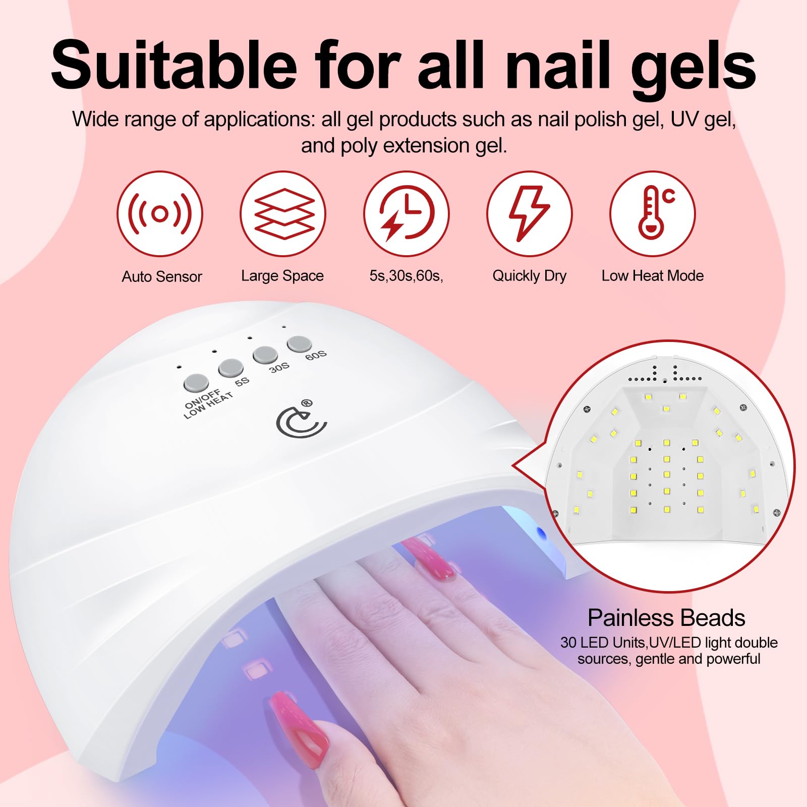 COSCELIA professional nail drill for precise shaping and prep work.