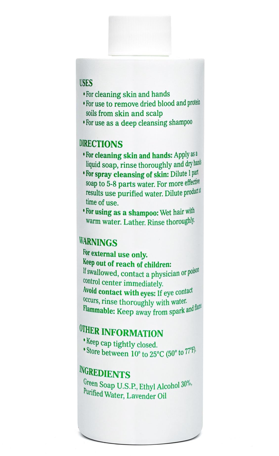 Cosco Green Soap aplicación suave en piel durante tatuaje