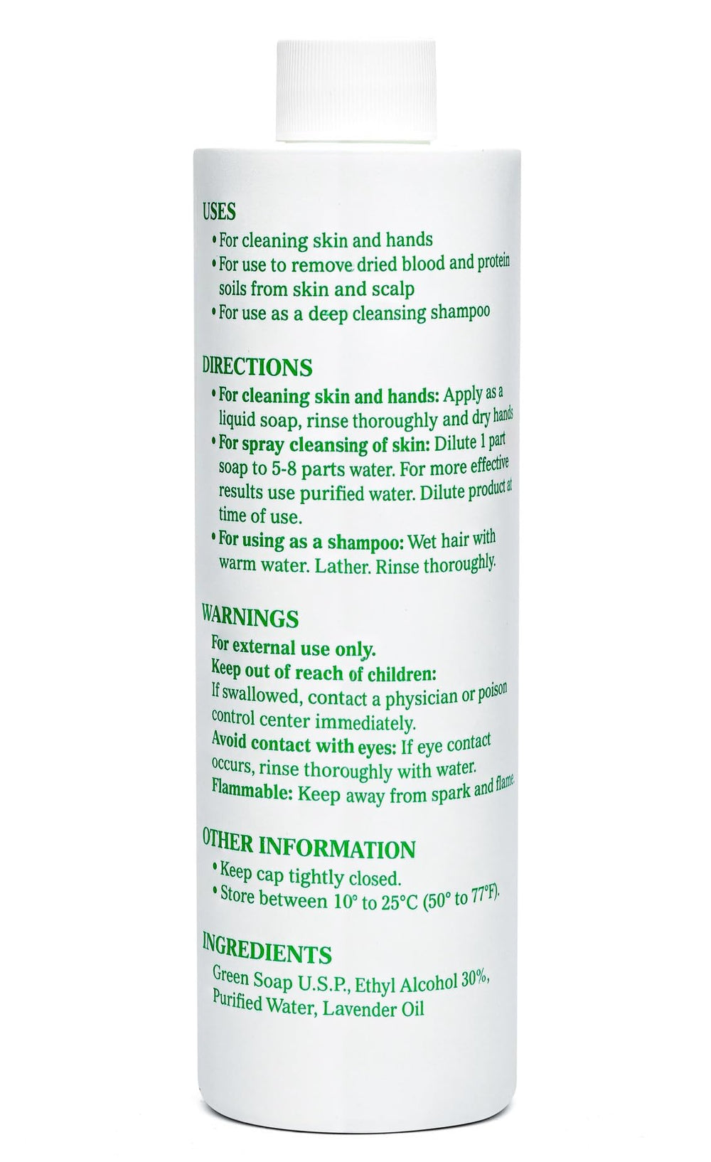 Cosco Green Soap aplicación suave en piel durante tatuaje