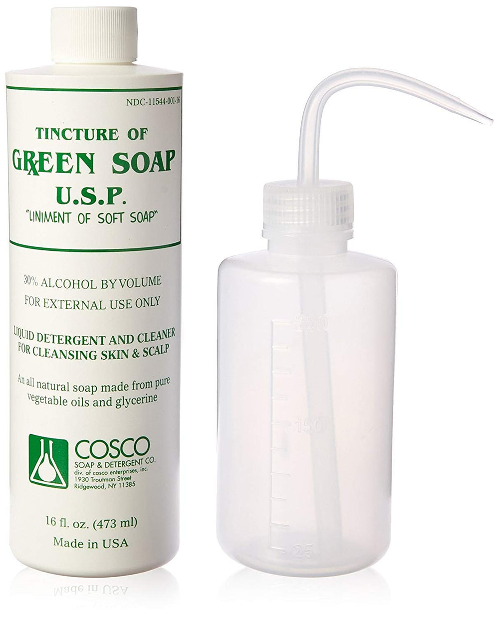 Cosco Green Soap con dispensador para limpieza profesional durante tatuajes