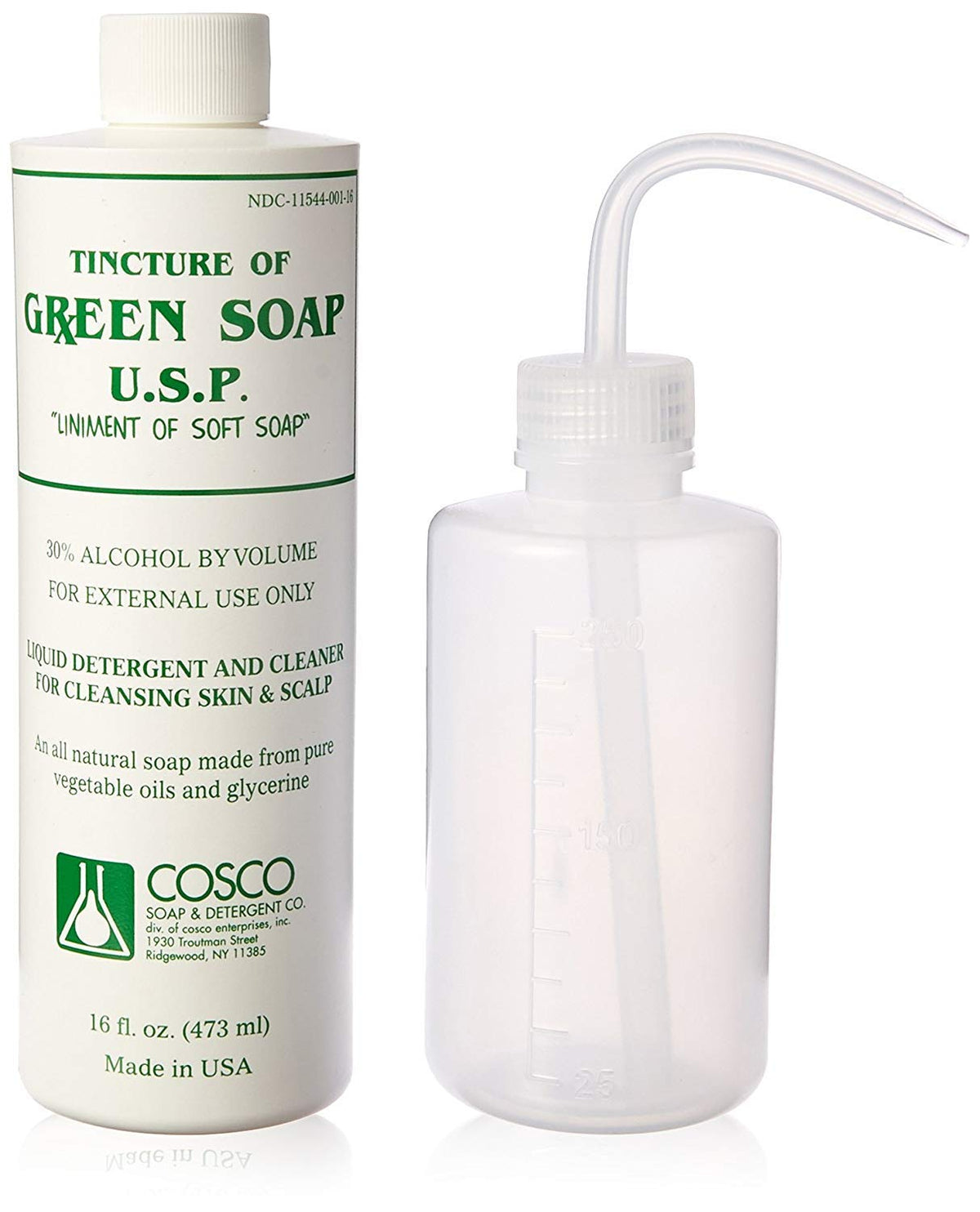 Cosco Green Soap con dispensador para limpieza profesional durante tatuajes