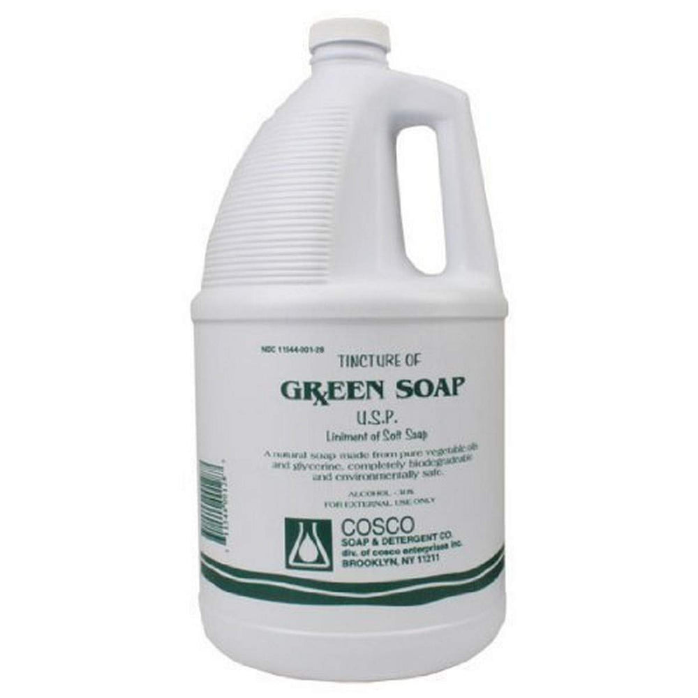 Cosco Pure Green Soap bottle for tattoo prep and stencil application, promotes clean skin.