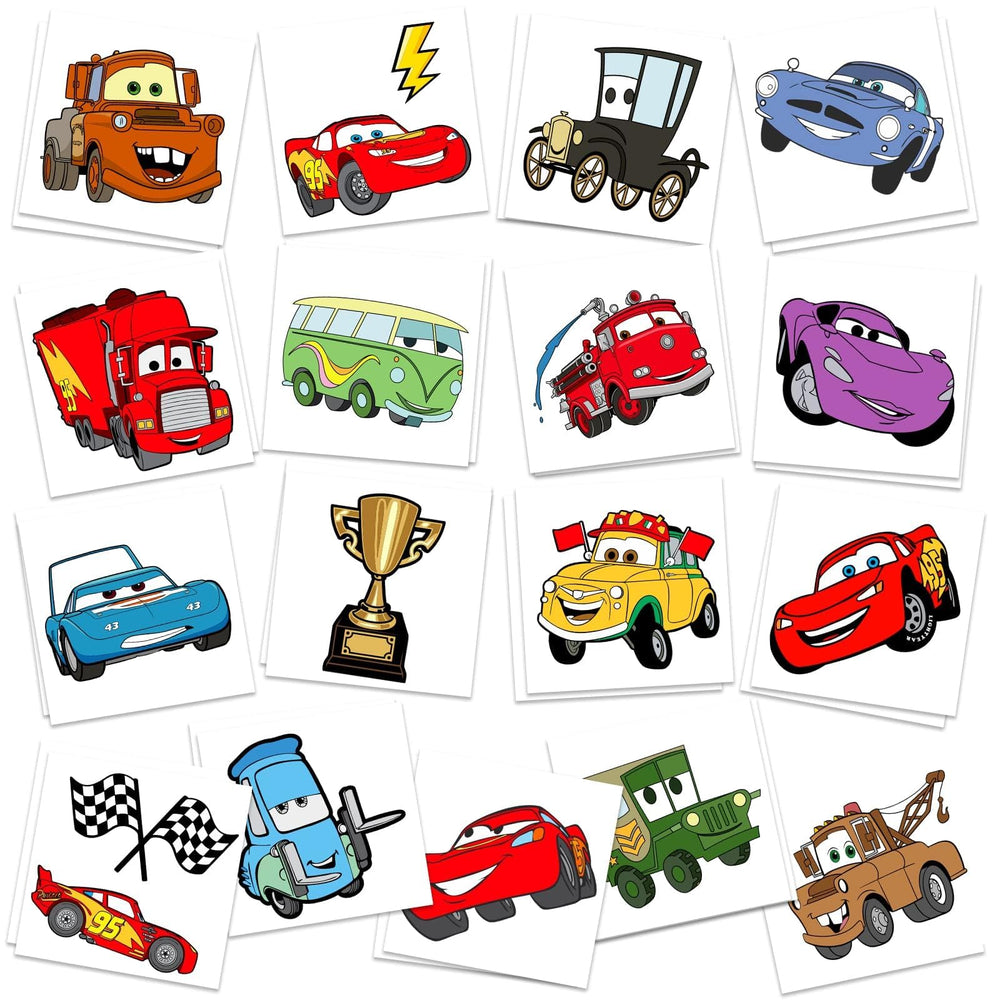 Cosershow tatuajes temporales Cars para fiestas infantiles