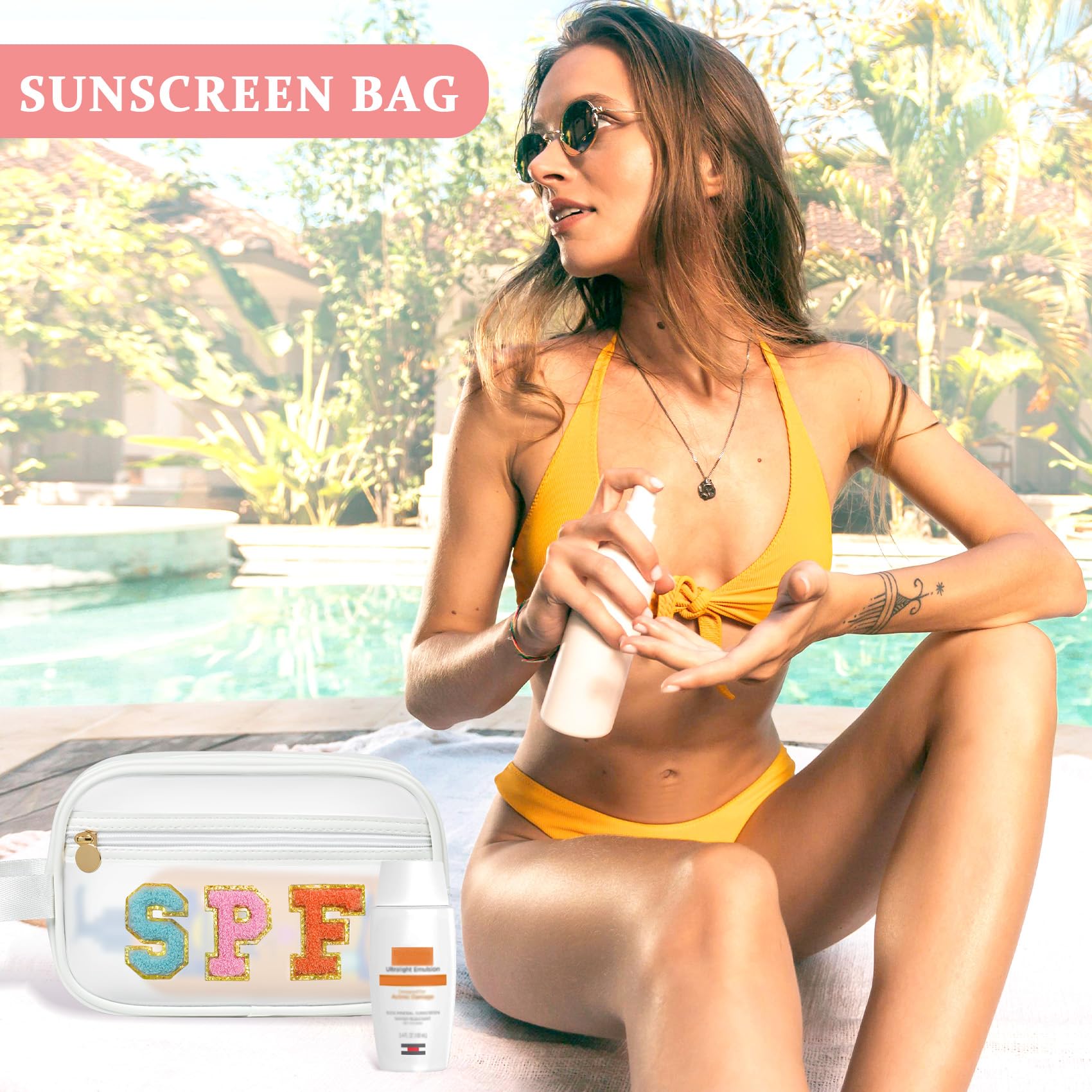 COSHAYSOO travel-friendly pouch fits in any bag for easy packing