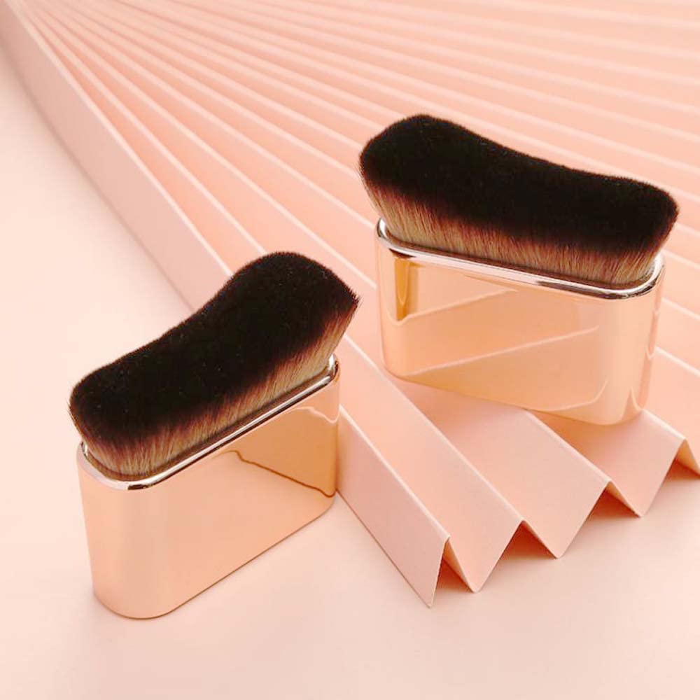 COSHINE Big Self Tanning Blend Brush rose gold vegan and easy to clean