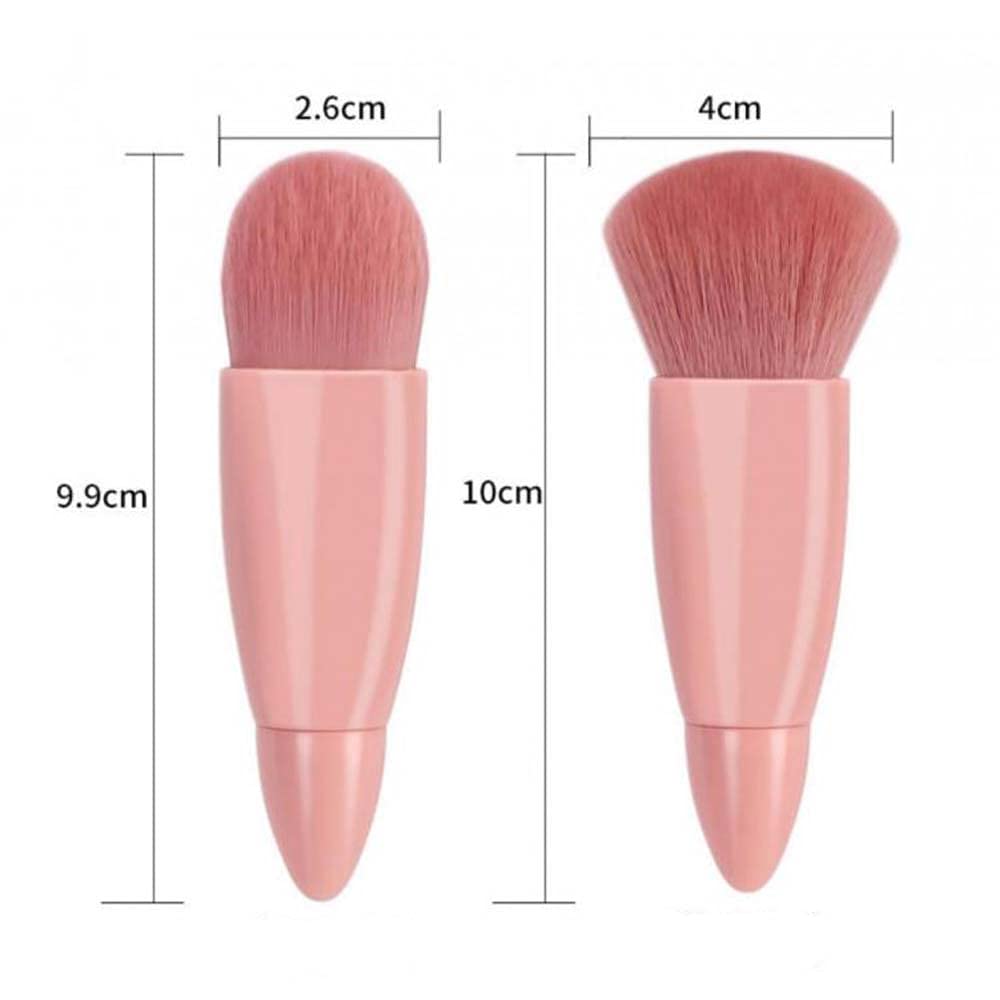 COSHINE compact powder/blush/lip/eyebrow brush for precise daily makeup.