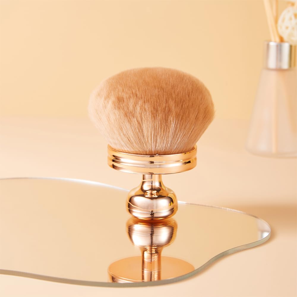 COSHINE multi-use brush applies body makeup evenly.