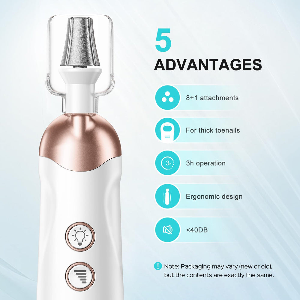 COSLUS C30 electric nail file set for efficient thick-nail care.