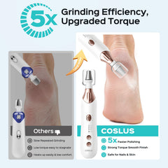 COSLUS C43 cordless nail file for salon-quality care anywhere.