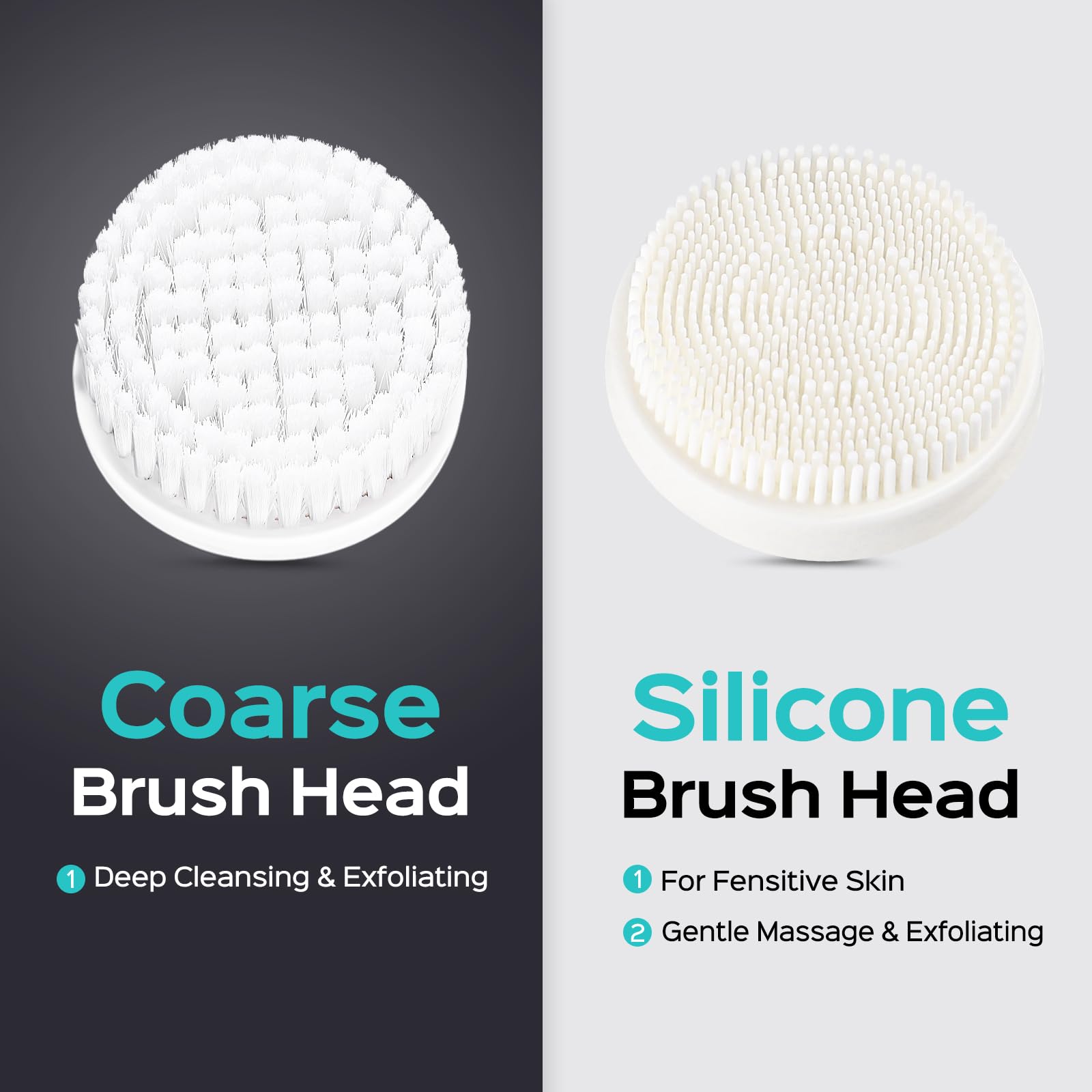 Coslus Face Scrubber compact design fits in your bag.