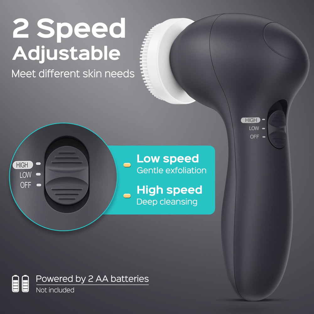 Coslus Face Scrubber portable travel companion for routines on the go.