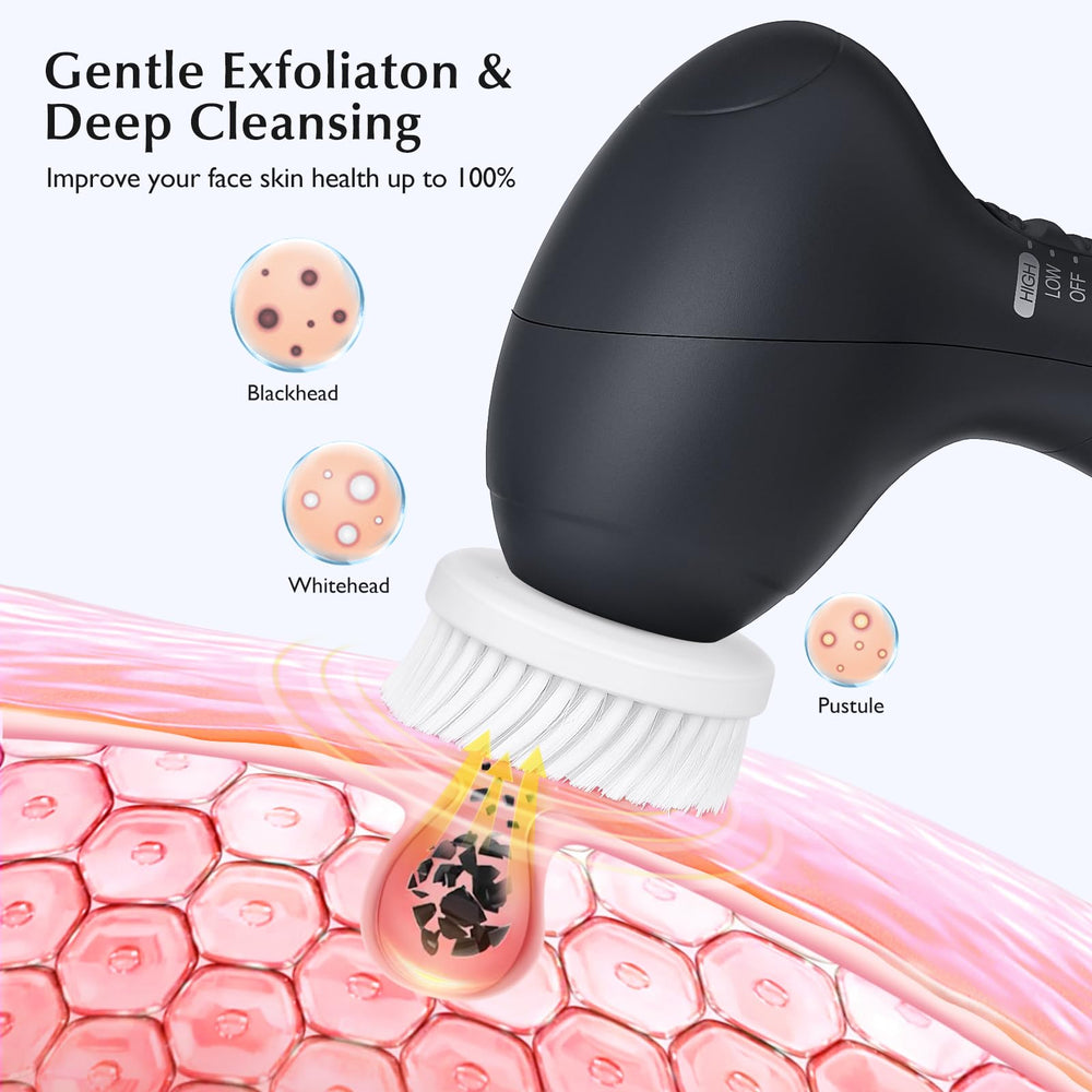 COSLUS large bristle head deep cleans pores and debris