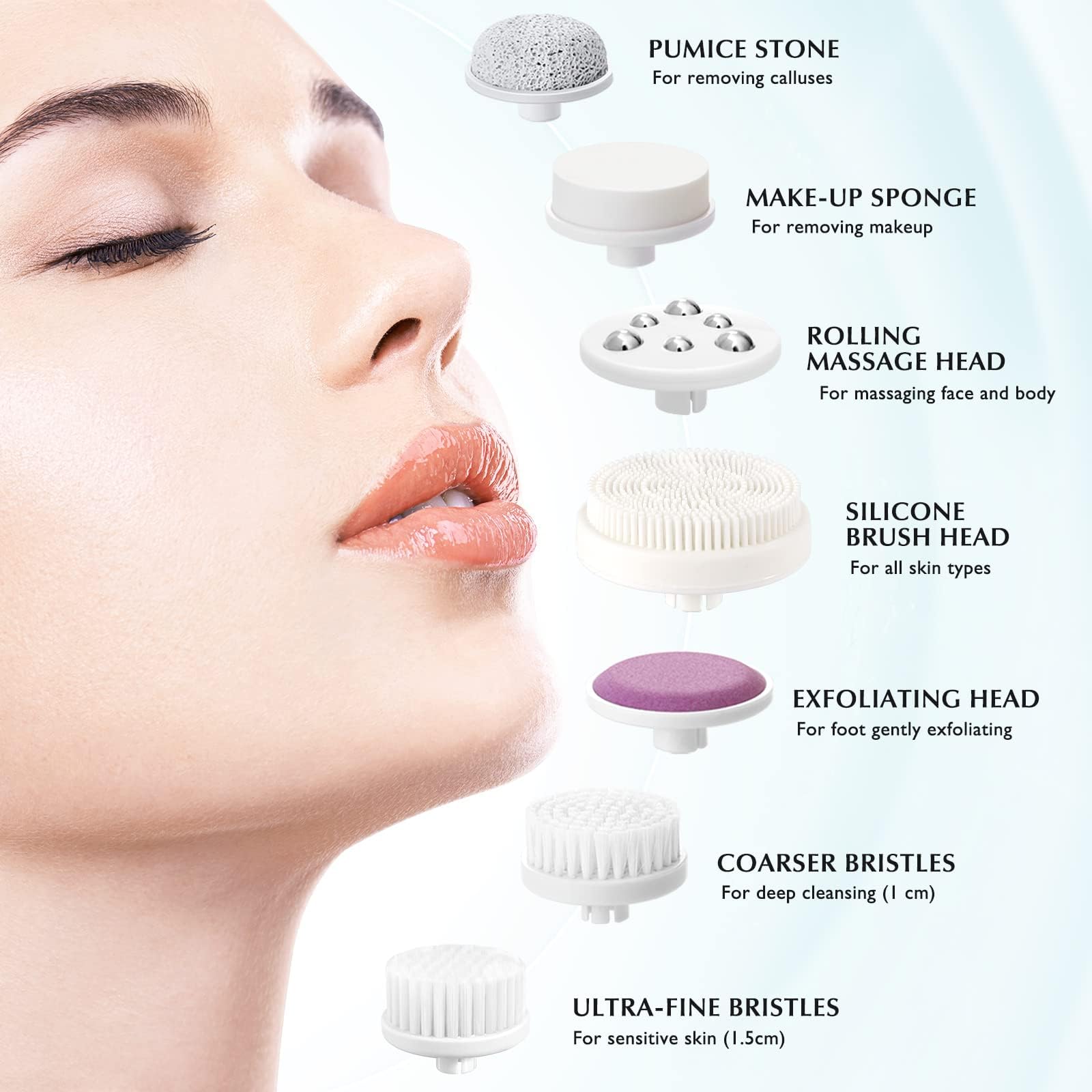 COSLUS FBS-D pumice stone detail suitable for managing rough skin areas