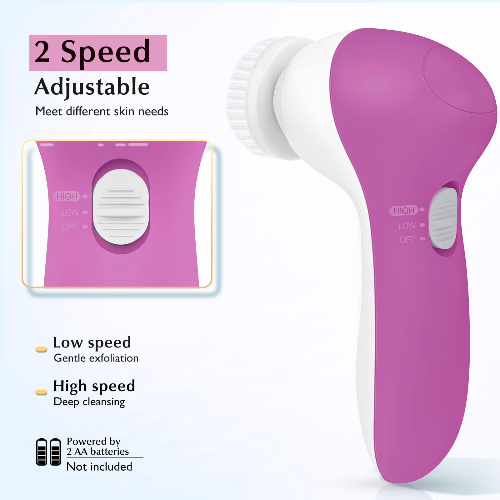 COSLUS long-life motor supports consistent deep cleansing performance.