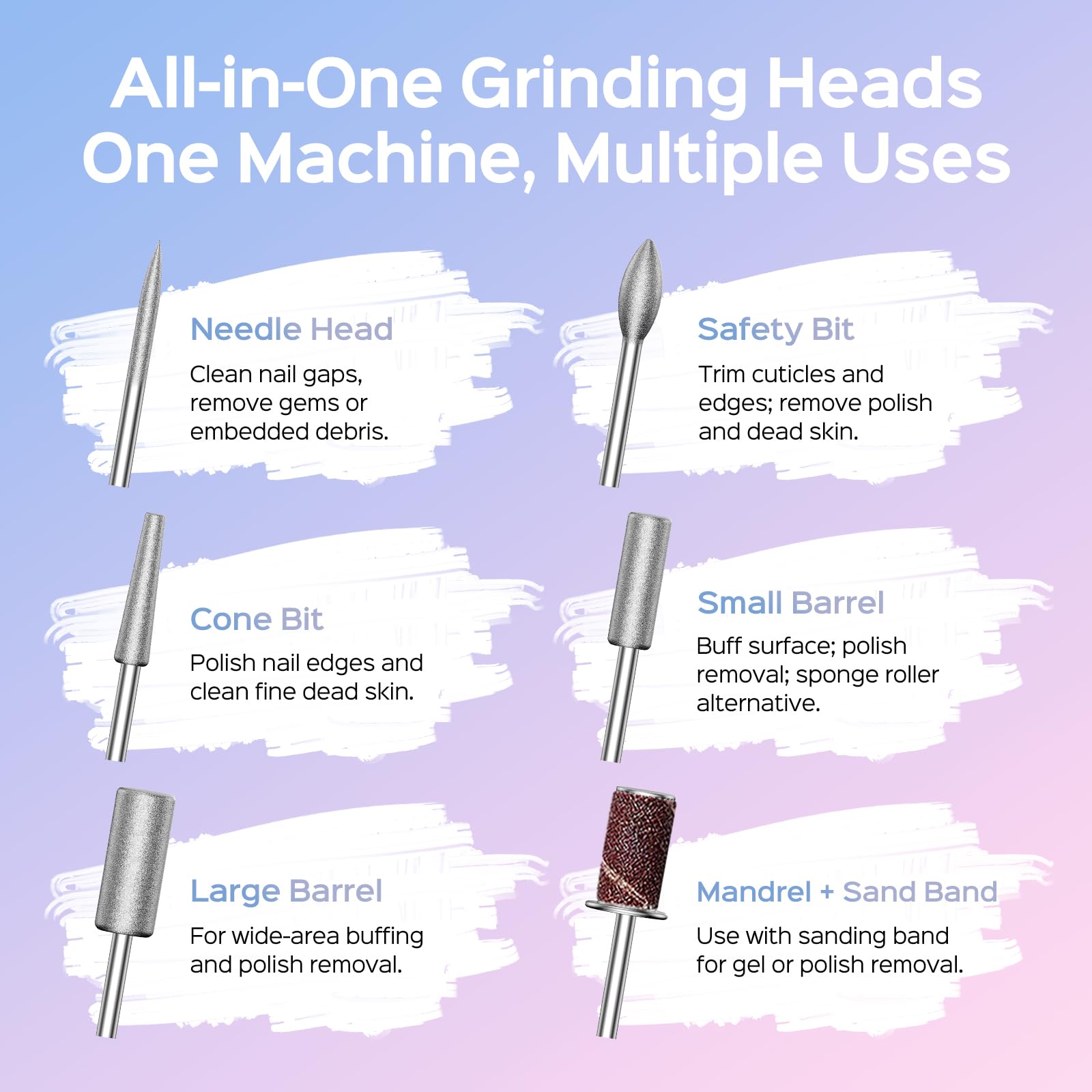 COSLUS nail drill storage stand keeps tools organized.