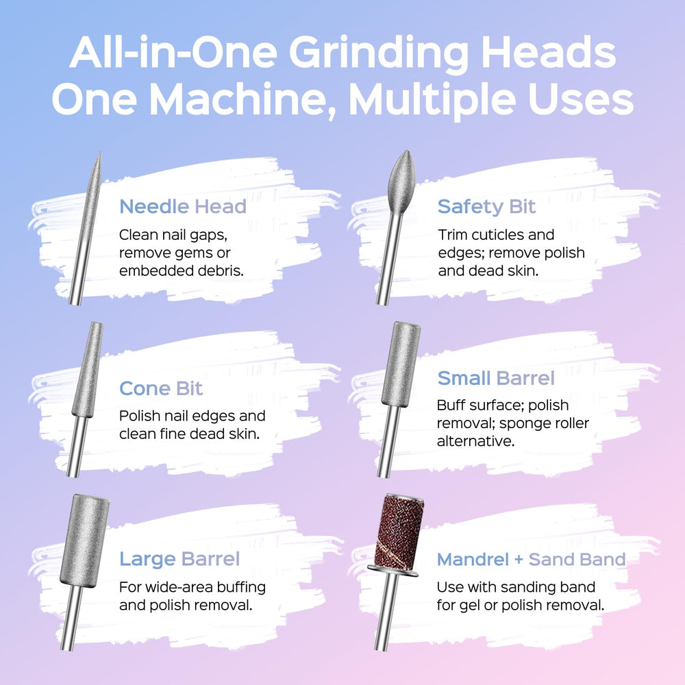 COSLUS nail drill storage stand keeps tools organized.