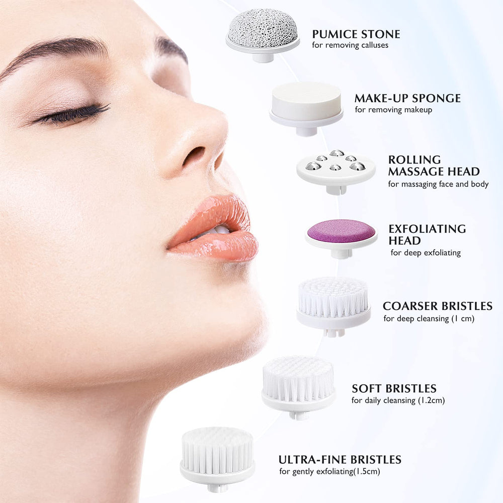 COSLUS pumice stone attachment for smoothing rough skin.