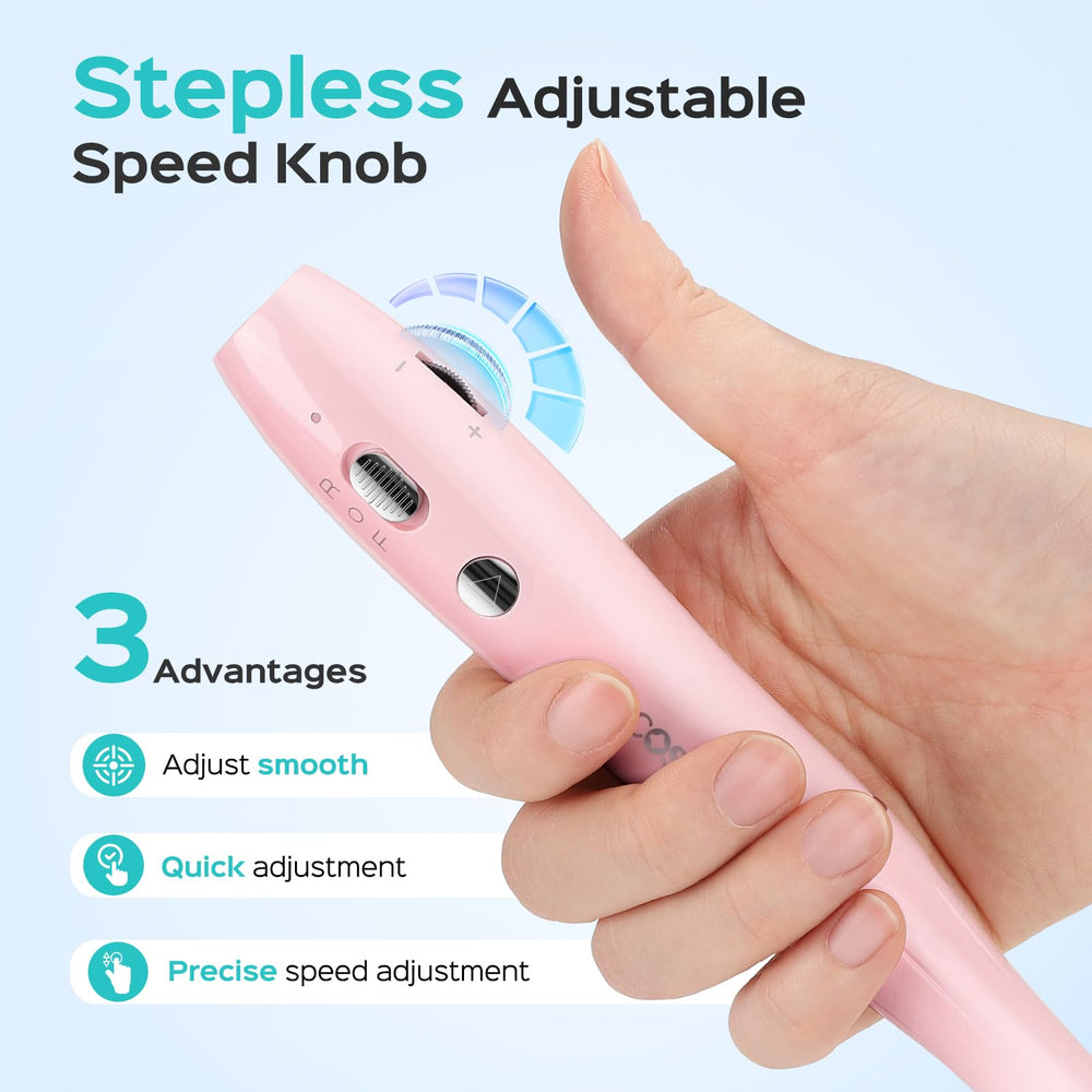 COSLUS taladro eléctrico multifuncional para quitar cutículas y uñas.