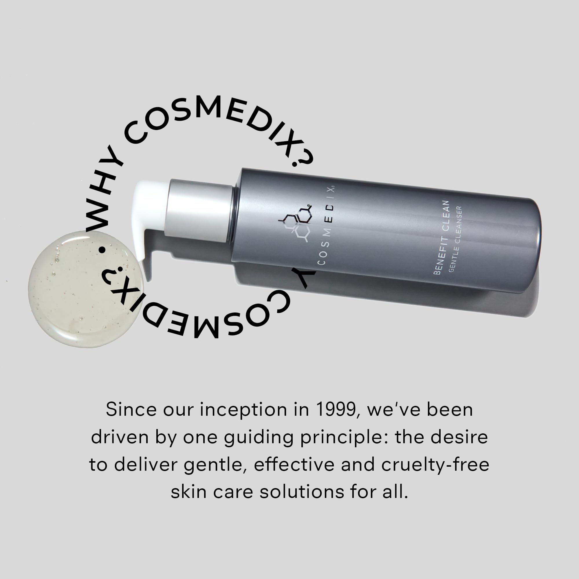 COSMEDIX Benefit Clean amaranth ingredient close-up emphasizes hydrating properties.