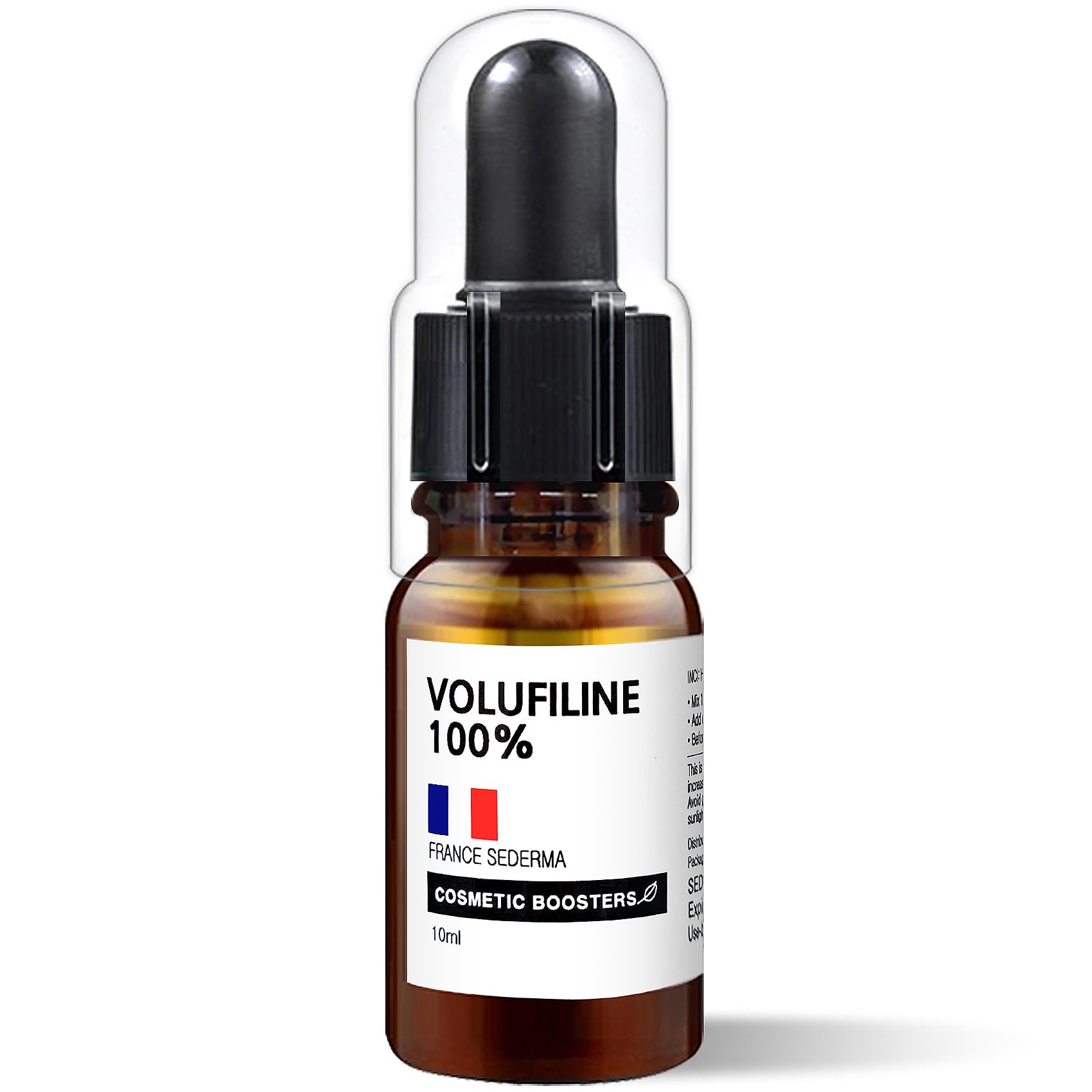 Cosmetic Boosters Volufiline 10ml bottle for skin texture support.
