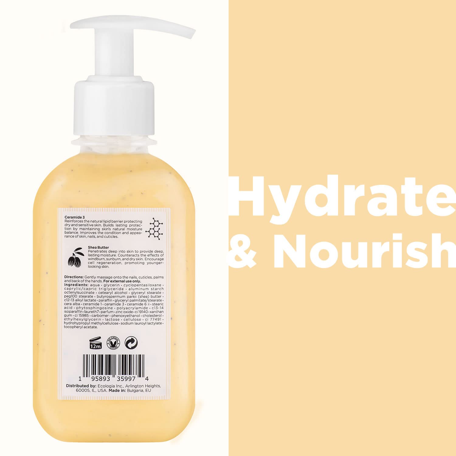 Cosmétiques Créatifs crema de manos con aplicación suave para uso diario.
