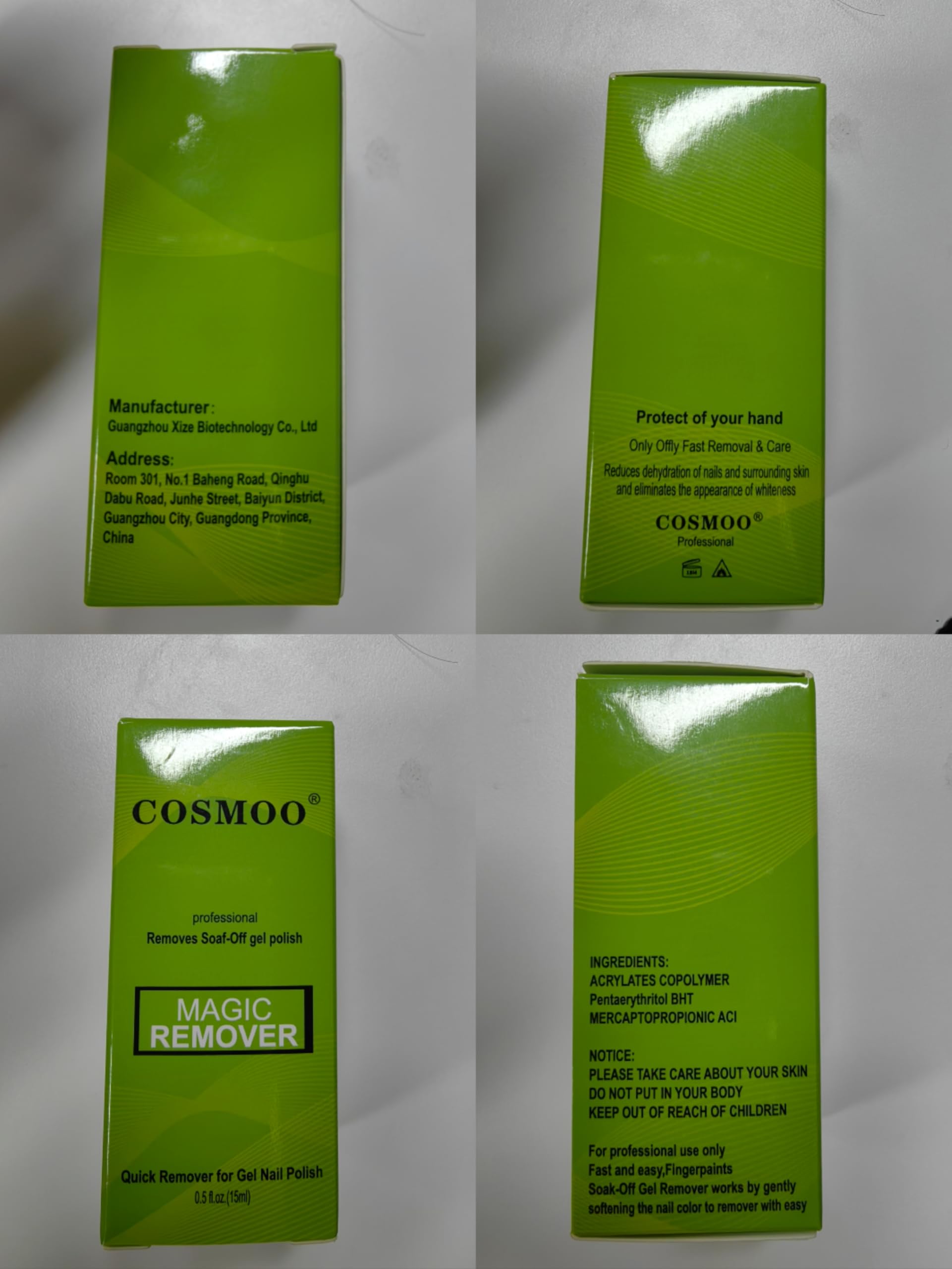 COSMOO Removedor Gel Uñas: aceite de cutícula que nutre después de retirar.
