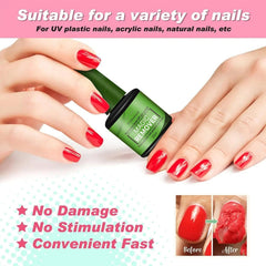 COSMOO Removedor Gel Uñas: aplicación precisa para retirar en minutos.