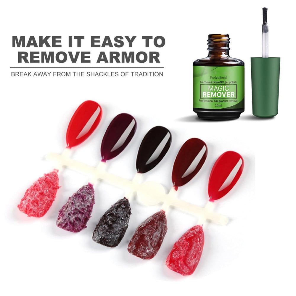 COSMOO Removedor Gel Uñas: pala cutícula facilita retirar residuos con suavidad.