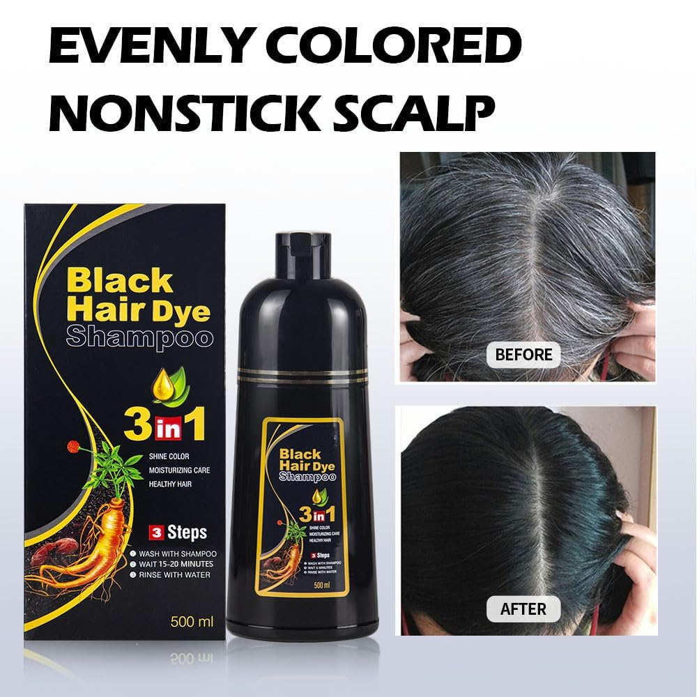 Cosmpro aplicación del champú negro para coloración casera